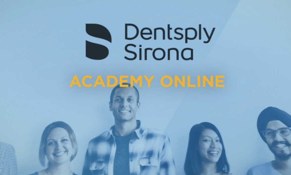 Vignette d'intro vidéo corporate pour Dentsply Sirona Academy online