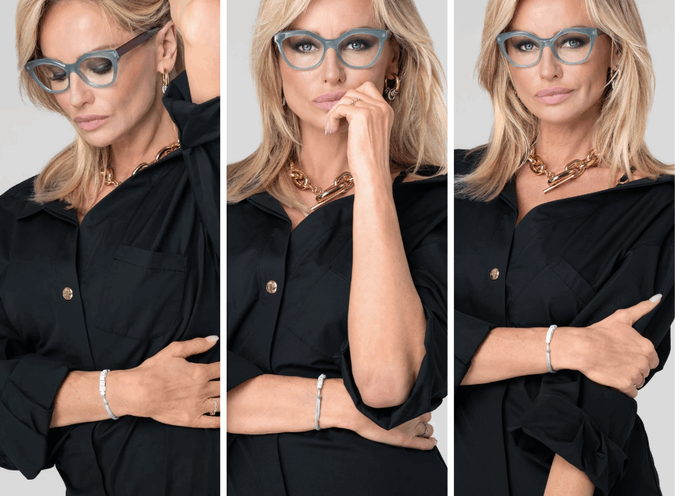 Campagne publicitaire Zeroptical- Marque de lunettes - en studio sur fond blanc